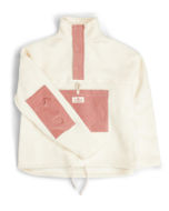 Amundsen Vagabond Cord Fleece Womens Natural/Peony Pink