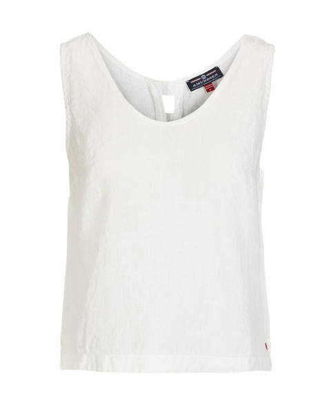 Amundsen Safari Linen Top Womens Natural